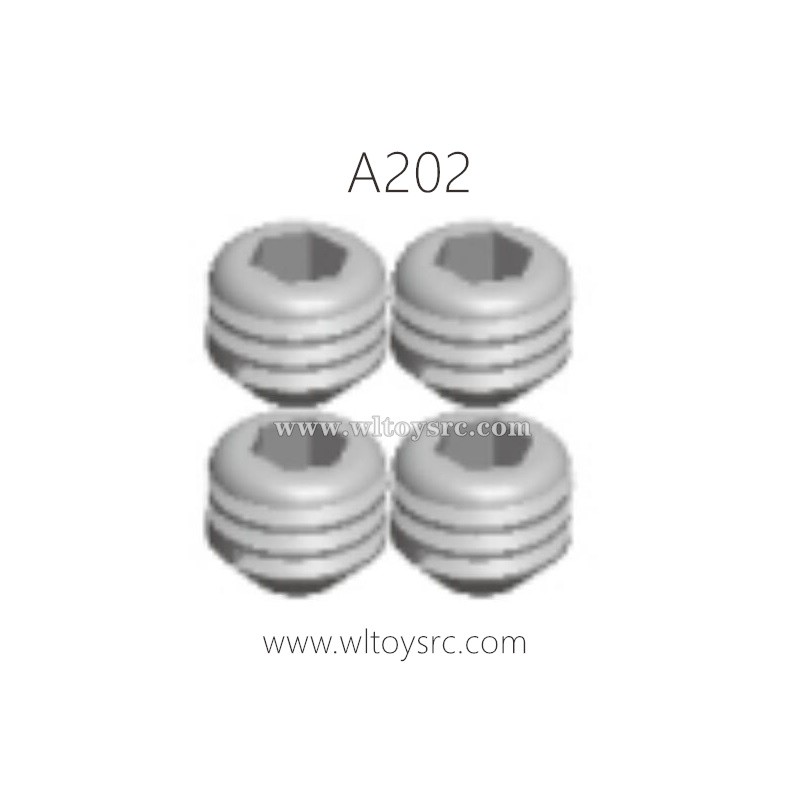 WLTOYS A202 1/24 RC Car Parts-3X3 Motor Gear Screws