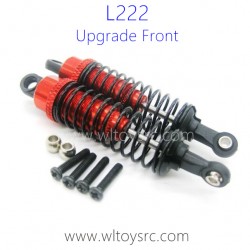WLTOYS L222 Pro Upgrade Parts, Front Shock Absorbers Red