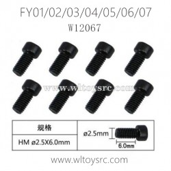 FEIYUE FY01 FY02 FY03 FY04 FY05 FY06 FY07 Parts-Hexagonal Cup Head Machine Silk Screw W12067