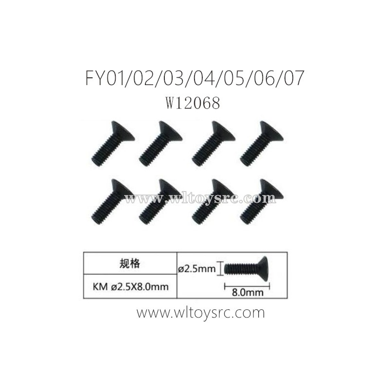 FEIYUE FY01 FY02 FY03 FY04 FY05 FY06 FY07 Parts-Flat Head Machine Silk Screw W12068