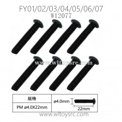 FEIYUE FY01 FY02 FY03 FY04 FY05 FY06 FY07 Parts-4.0X22TM Machine Silk Screw W12077
