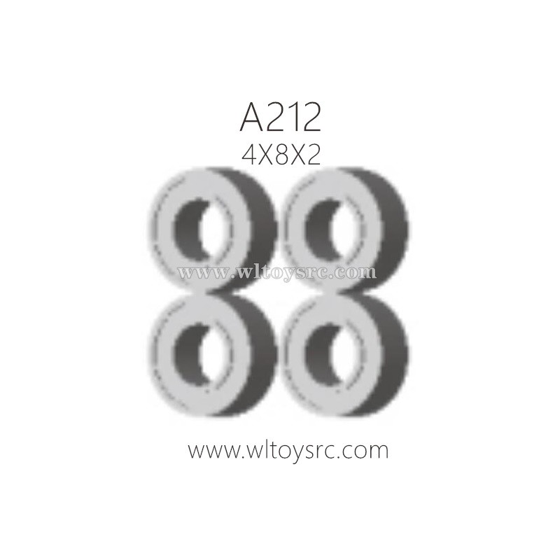 WLTOYS A212 Super RC Monster Truck Parts-Bearing 4X8X2 A202-23