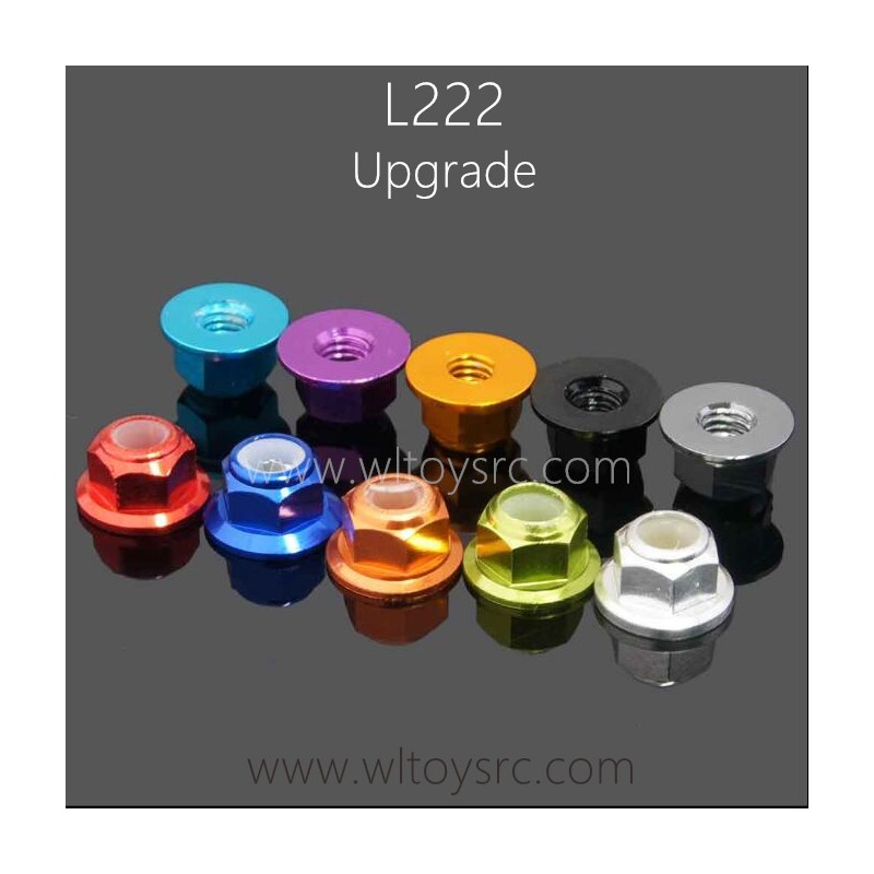 WLTOYS L222 Pro Upgrade Parts, M4 7MM Nuts