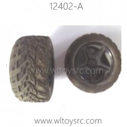WLTOYS 12402-A Parts-Wheel with Tires