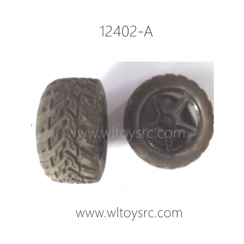 WLTOYS 12402-A Parts-Wheel with Tires