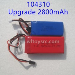 WLTOYS 104310 Parts-Larger Battery 2800mAh