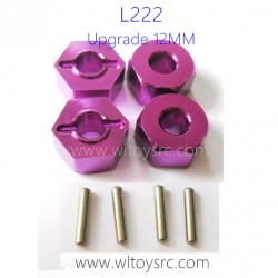 WLTOYS L222 Upgrade Parts, Wheel Hex Mount Purple