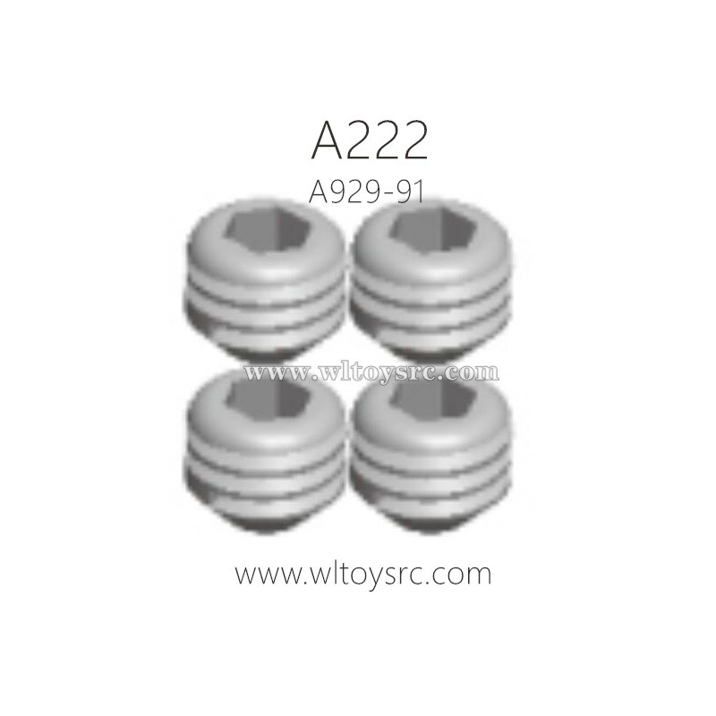 WLTOYS A222 1/24 Parts 3X3 Motor Gear Screws