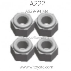 WLTOYS A222 1/24 Parts M4 Locknut