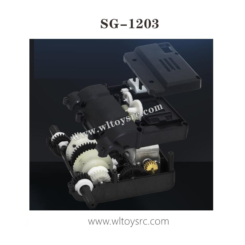 SG-1203 RC Tank Parts-Gearbox Assembly