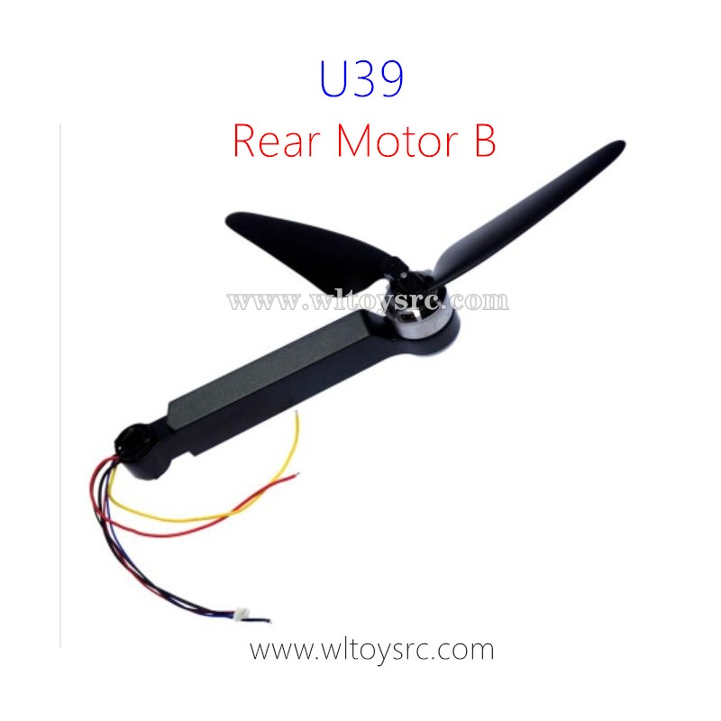 UDI RC Drone Fury U39 5G Drone Parts-Rear Motor Arm Kit B