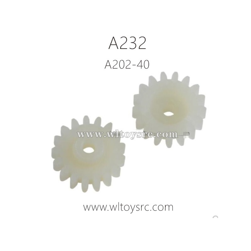 WLTOYS A232 1/24 RC Truck Parts-17T Motor Gear