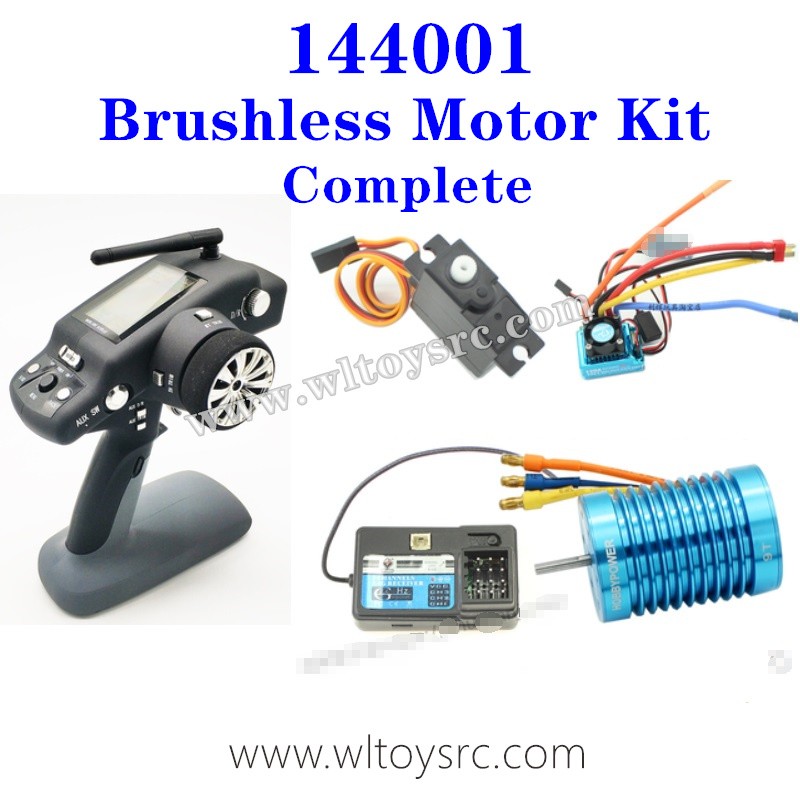 WLTOYS XK 144001 Brushless Motor with Transmitter Complete kit