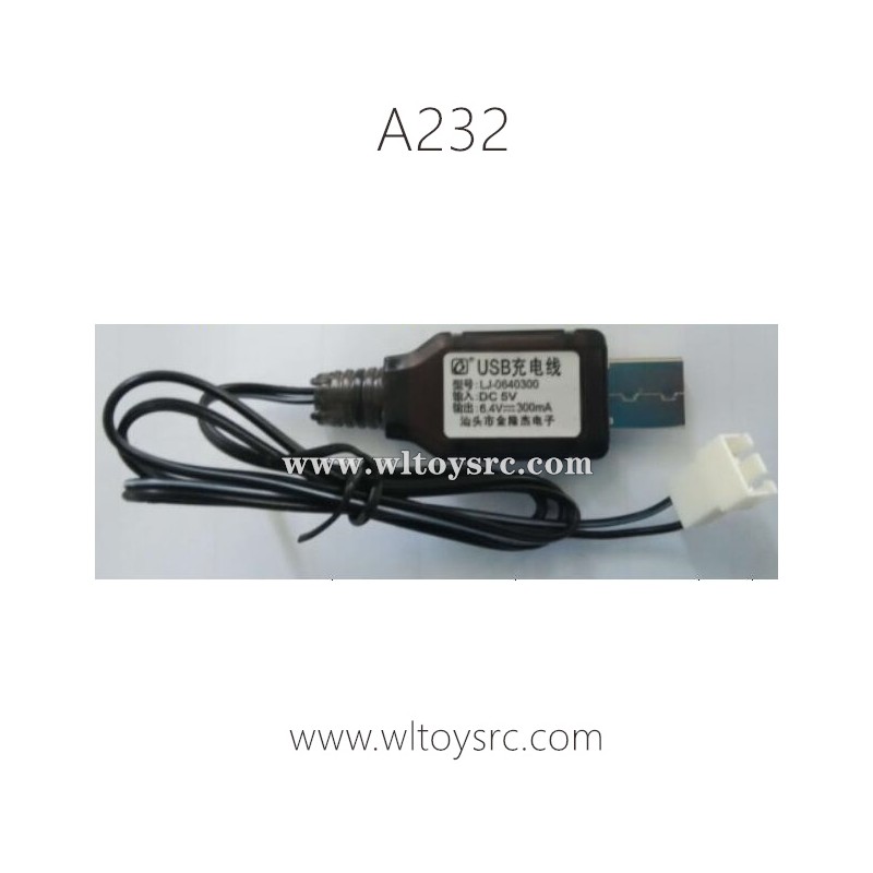 WLTOYS A232 RC Car Parts-USB Charger
