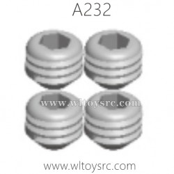 WLTOYS A232 1/24 RC Car Parts-3X3 Motor Gear Screws