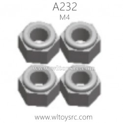 WLTOYS A232 1/24 RC Car Parts-M4 Locknut