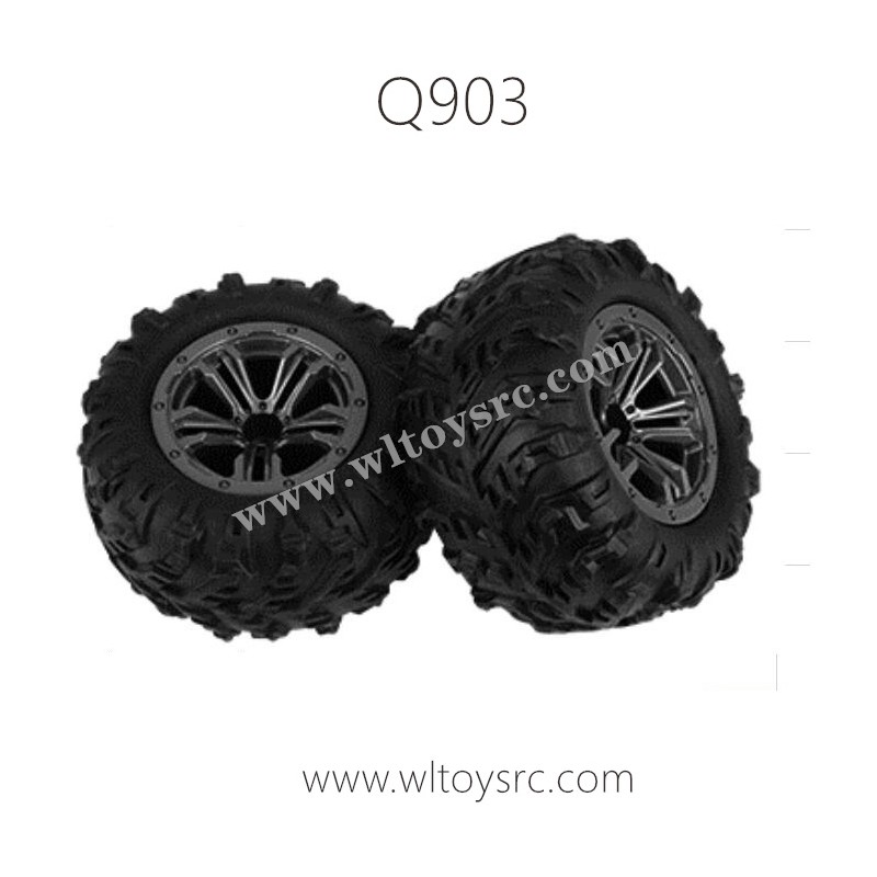 XINLEHONG TOYS Q903 Brushless RC Truck Parts- Wheel Complete