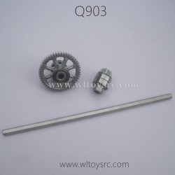 XINLEHONG TOYS Q903 Parts-QZJ04 Big Gear and Transmission Shaft