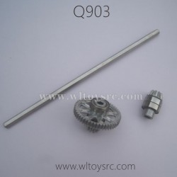 XINLEHONG TOYS Q903 RC Truck Parts-Big Gear and Transmission Shaft