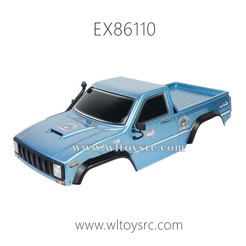 RGT EX86110 Parts Car Body Shell Assembly P86200-1 Blue