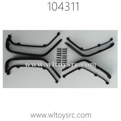WLTOYS XK 104311 1/10 Rock Crawler Parts Fender Assembly 1358