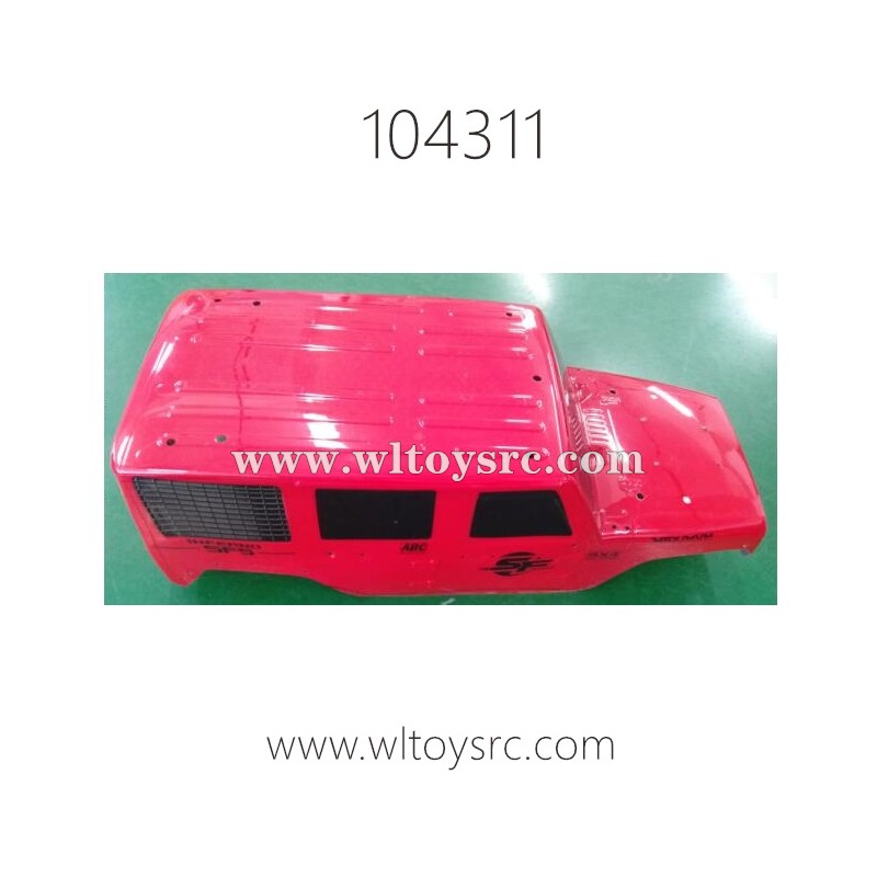 WLTOYS XK 104311 Parts Car Shell