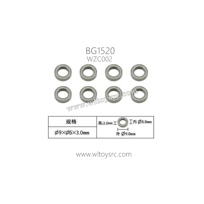 SUBOTECH BG1520 RC Truck Parts Ball Bearing WZC002