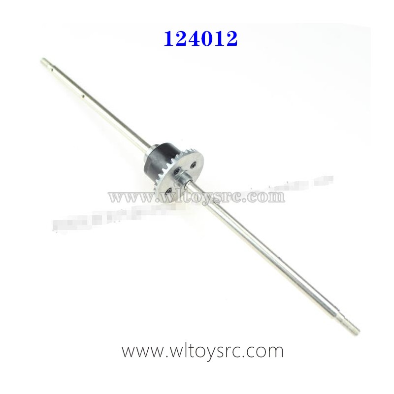 WLTOYS 124012 Upgrade Parts, Zinc alloy Differential Rear