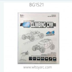 SUBOTECH BG1521 Venturer 1/14 RC Car Parts Instruction Manual