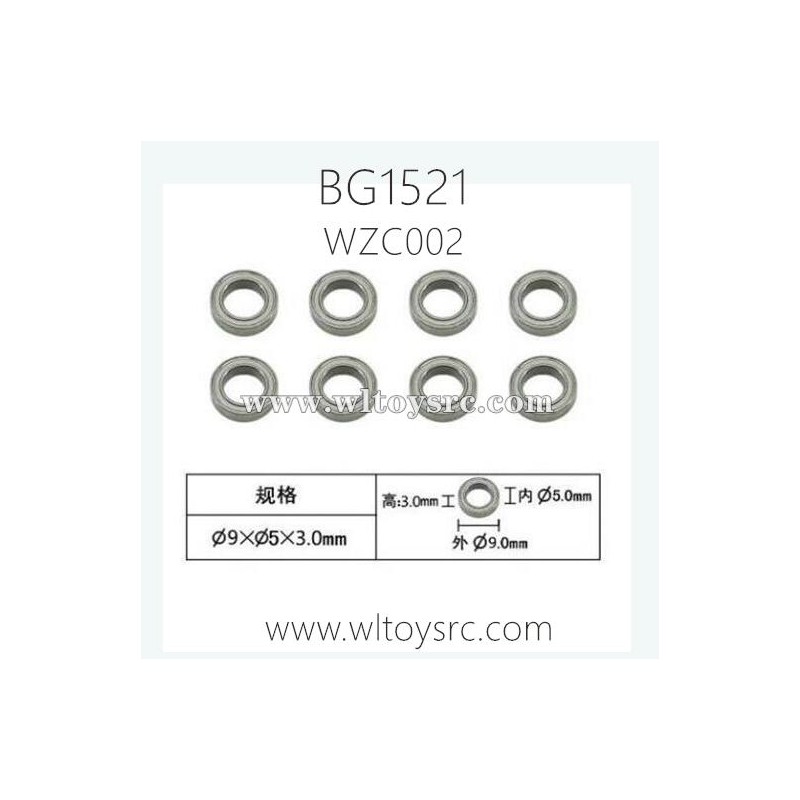 SUBOTECH BG1521 1/14 RC Car Parts Ball Bearing WZC002