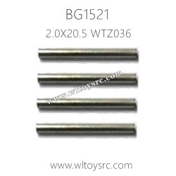 SUBOTECH BG1521 Rock Crawler Parts 2.0X20.5 Iron Rod WTZ036