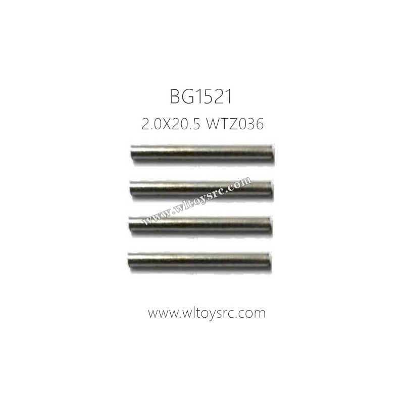 SUBOTECH BG1521 Rock Crawler Parts 2.0X20.5 Iron Rod WTZ036