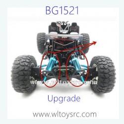 SUBOTECH BG1521 Upgrade Parts Front Shock, 1/14 Rock Crawler Parts