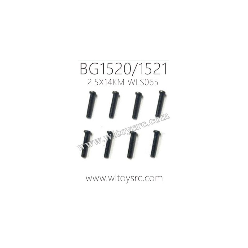 SUBOTECH BG1520 BG1521 Parts 2.5X14KM Machine Screw WLS065