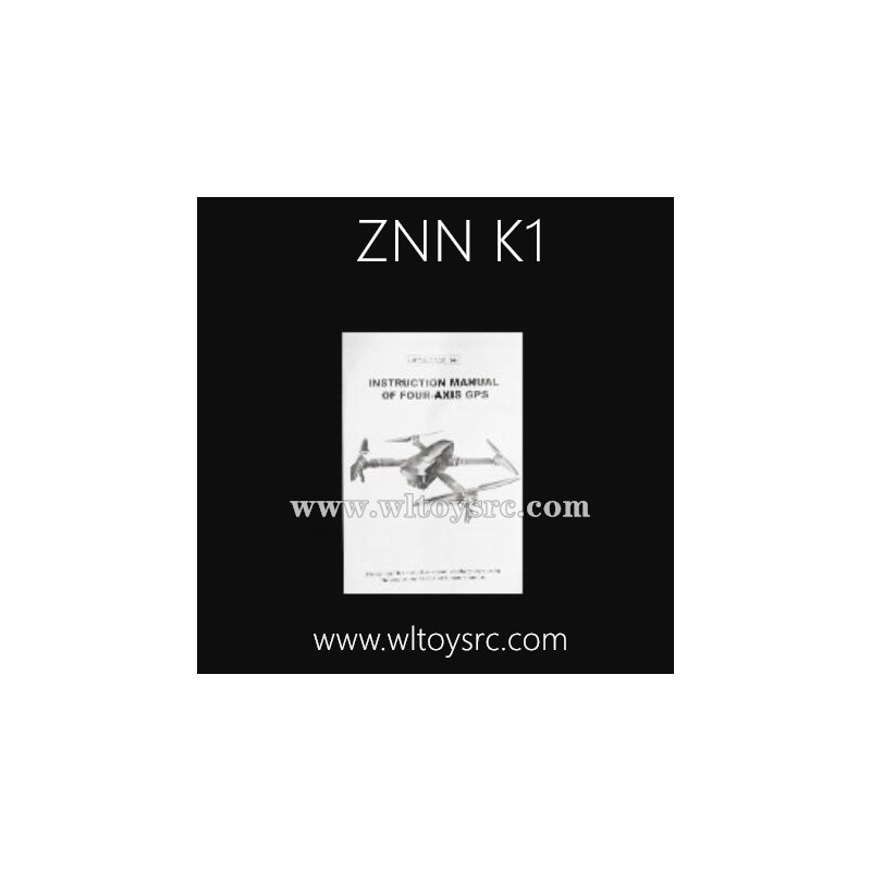 VISUO ZEN K1 4K Drone English Manual