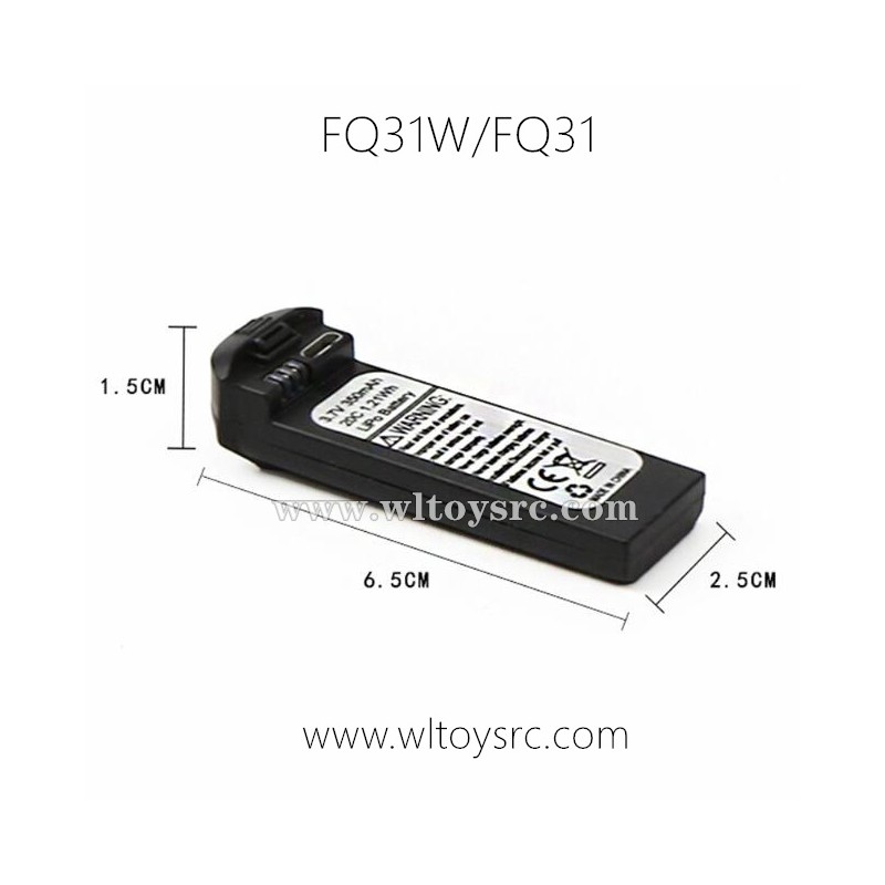 FQ777 FQ31W Drone Parts-3.7V Lipo Battery