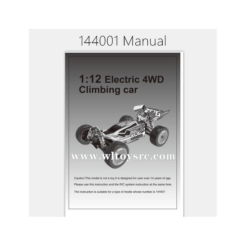 WLTOYS XK 144001 English Manual