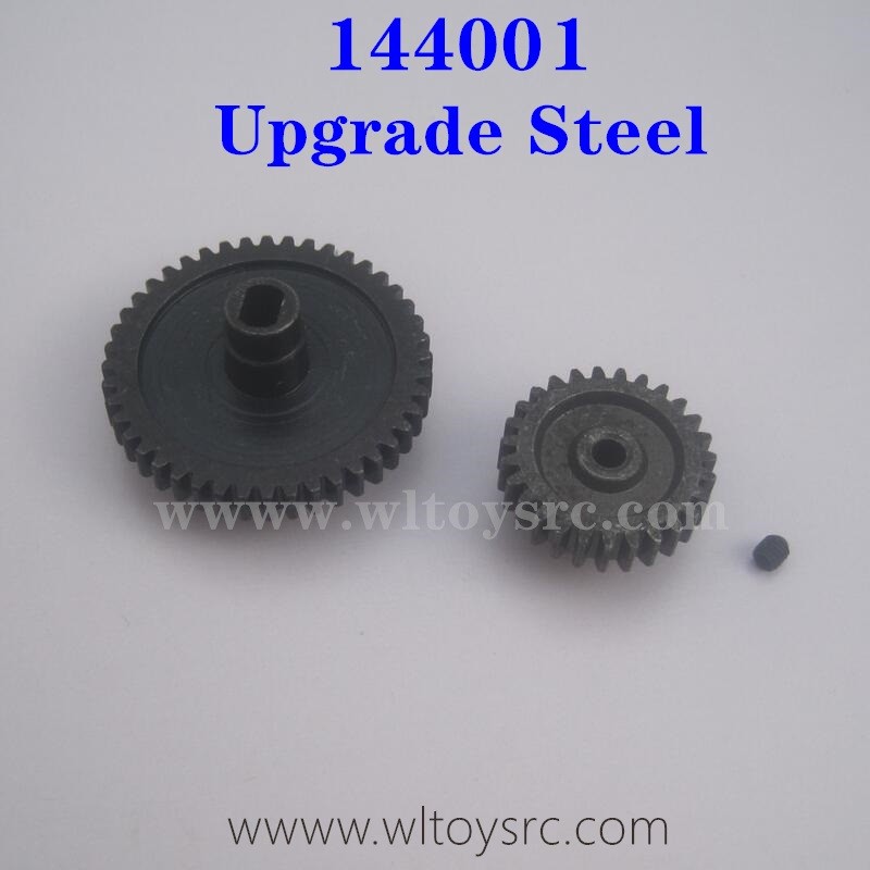 WLTOYS 144001 Upgrade Metal Parts Steel Spur Gear and Motor Gear