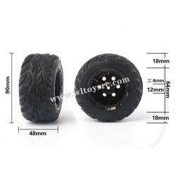 FEIYUE FY03H Upgrade Parts-Widen Wheel and Tires