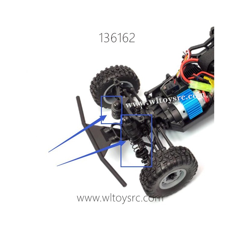 RGT Racing 136162 RC Truck Parts, Front Shock Absorbers