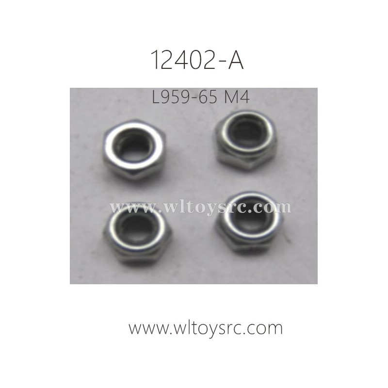 WLTOYS 12402-A RC Truck Parts-M4 Locknut L959-65