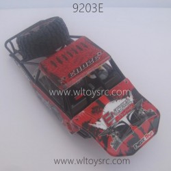 ENOZE 9203E RC Truck Parts-Car Body Shell Red color
