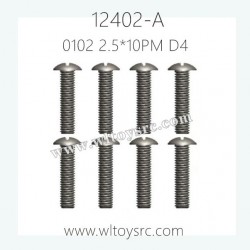 WLTOYS XK 12402-A Parts, 0102 Phillips Pan Head Screws