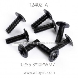 WLTOYS 12402-A Parts, 0255 Phillips pan head