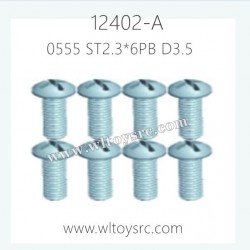 WLTOYS 12402-A RC Car Parts, 0555 Phillips head screw