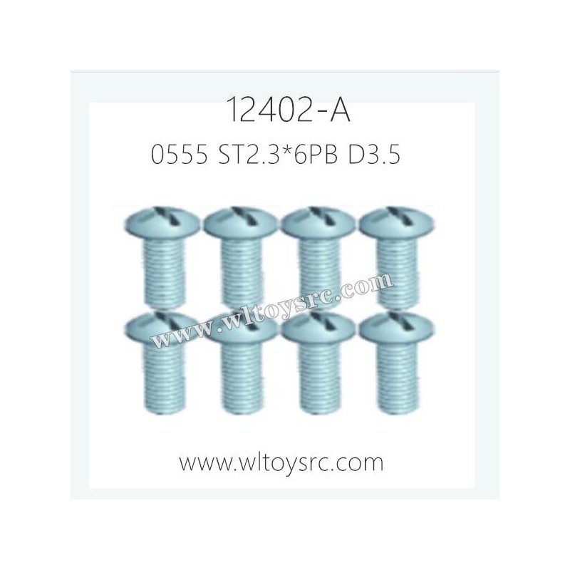 WLTOYS 12402-A RC Car Parts, 0555 Phillips head screw