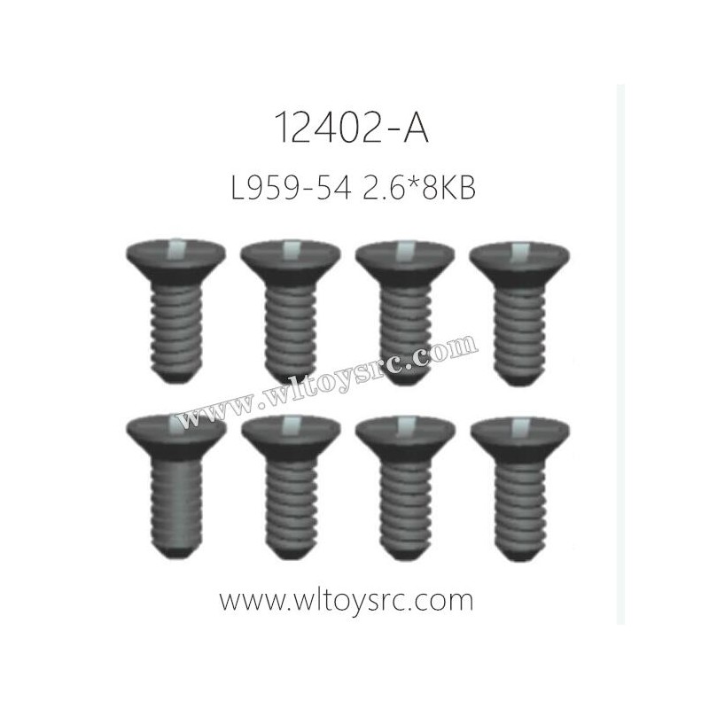 WLTOYS 12402-A Parts, L959-54 screws
