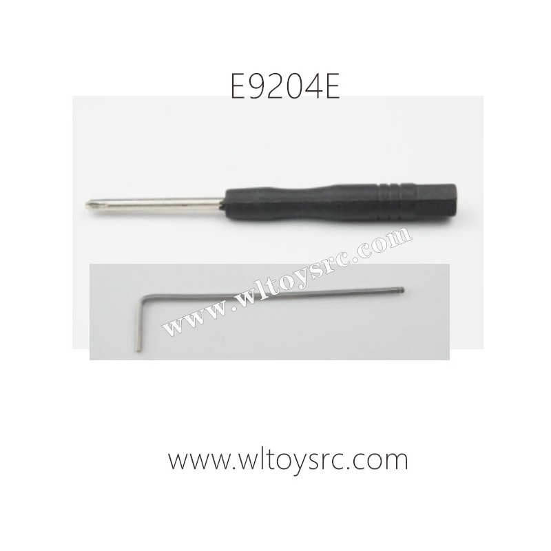 ENOZE 9204E RC Truck Parts, Crosstip Screwdrivers Inside Hexagon Wrench