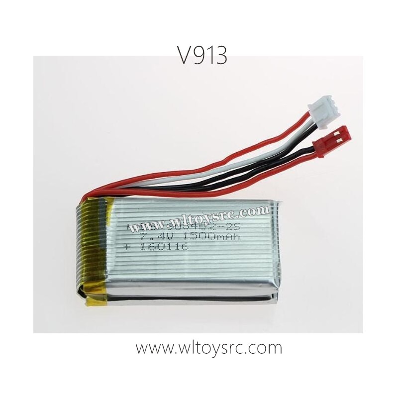 WLTOYS V913 Helicopter Parts, Battery 7.4V 1500mAh