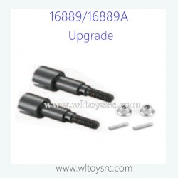 HBX16889 Upgrade Parts, Metal Rear Wheel Shafts+Pins+M4 Lock Nut M16107